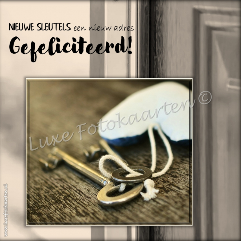 Nieuwe woning - Nieuwe sleutels